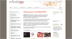 Desktop Screenshot of mindshop.dk